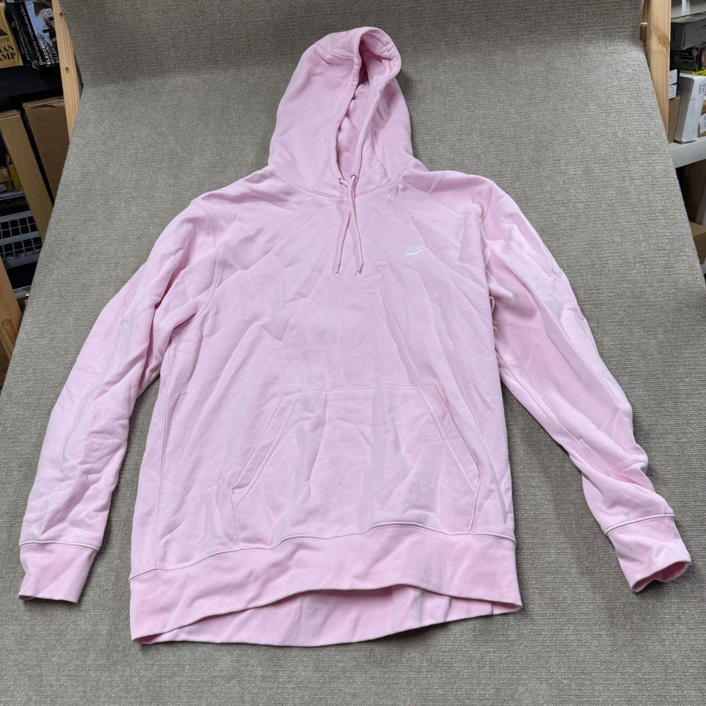Nike Men's XL Tall Pink Pullover Fleece Hoodie